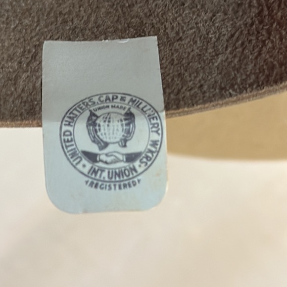 🤠👀DOBBS WEST vintage EMPIRE style western bull rider cattlemen hat fur felt.👀 - Picture 9 of 11